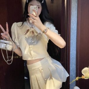 2026 Summer New Fairy-Core Short Sleeve